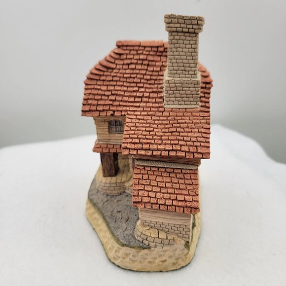 Vintage David Winter Cottages British Traditions March THE BOAT HOUSE w Box COA - Picture 7 of 11